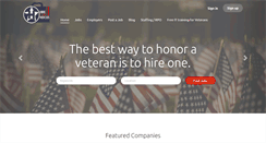 Desktop Screenshot of hireourheroes.com